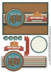 My Hero 5x7 Quick Card