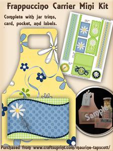 Frappuccino Carrier - Denim & Daisies