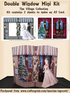Double Window Mini Kit - Christmas Couple