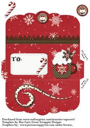 Snowflakes & Cocoa Money Wallet