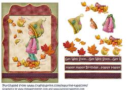Image of cup465450_958 - Vintage Autumn Leaves 5x7