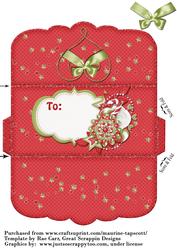 Red Polka Dot Money Wallet