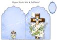 cup194916_958 - Elegant Cross and Lillies Cut & Fold