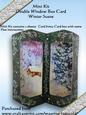Cabin in the Woods Double Window Box Card