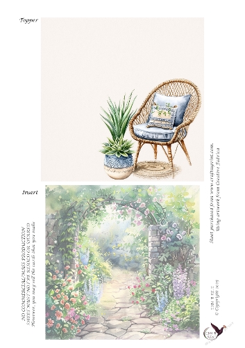 Rattan Chair & Plant