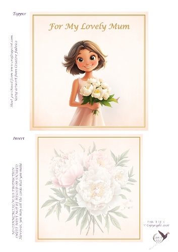 Ivory Bouquet Charm