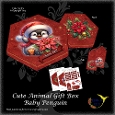 Cute Christmas Gift Box Baby Penguin