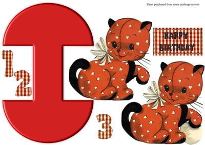 Cute Calico Cat Wobble Card