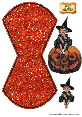 Vintage Halloween Wobble Card