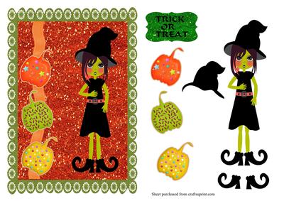 Halloween Teen Witch and Cookies