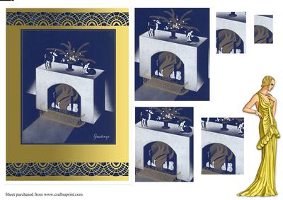 Art Deco Lady by Fireside Pyramid