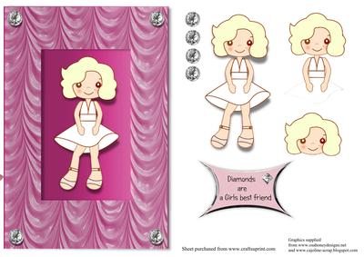 Diamonds Are a Girls Best Friend Marilyn Topper