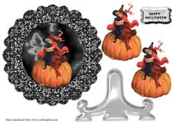 Vintage Halloween Plate Sheet