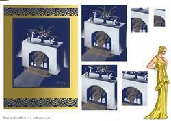 Art Deco Lady by Fireside Pyramid