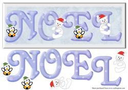 Noel Large Dl with Snowmen and Penguins