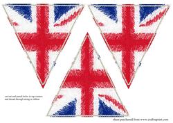 Union Jack Bunting Sheet