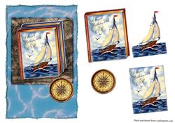 Vintage Sailboat Birthday for Son