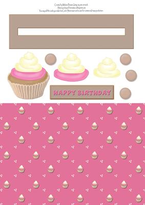 Pink Cupcake Penny Slider
