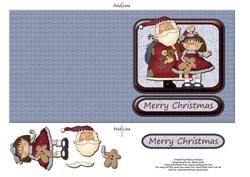 I Love Santa Quick Card with Decoupage