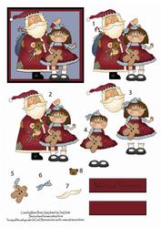 I Love Santa 1 Decoupage Topper