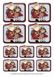 I Love Santa 1 Topper Sheet