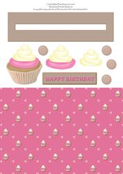 Pink Cupcake Penny Slider