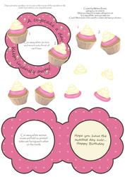 Sweetest Day Ever Cupcake Aperture Card