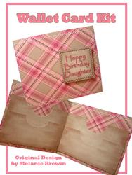 Pink & Biege Wallet Card Kit