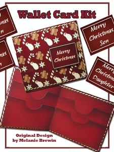 Red Christmas Wallet Card Kit