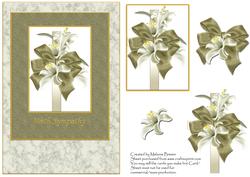 With Sympathy Step by Step Card Front