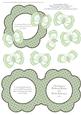 Mint Butterfly Birthday Aperture Card