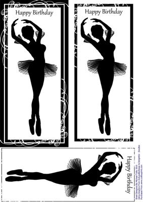 Swirls & Twirls Ballerena Silhouette
