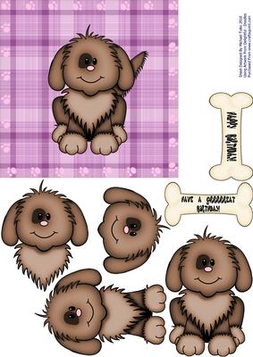 Have a Grrrrreat Birthday Step by Step Female Birthday Card