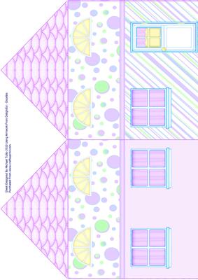 New Home House Shaped Card
