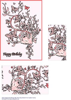 Pretty Butterflies Galore Birthday Card
