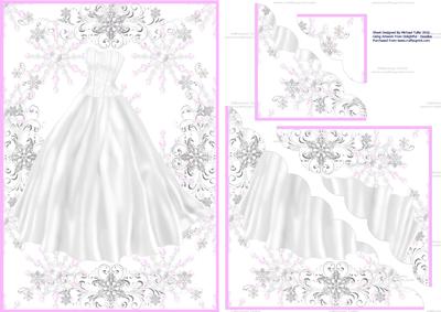Winter Wonderland Wedding Corner Stacker Card