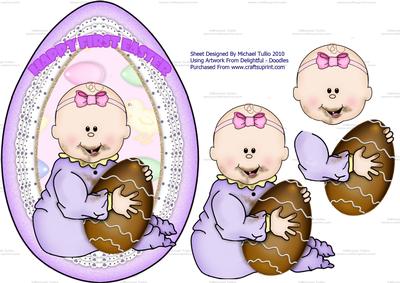 Happy 1st Easter Baby Girl