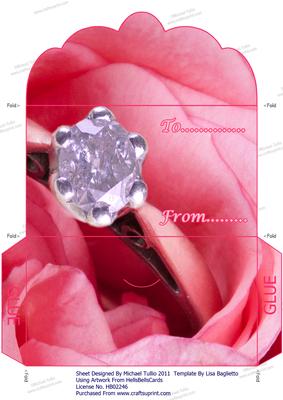 Ring in a Rose Money Wallet