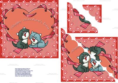 Pussy Cat, Pussy Cat Corner Stacker Card