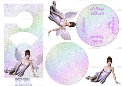 Fairy Sparkles Spinnin' Door Hanger