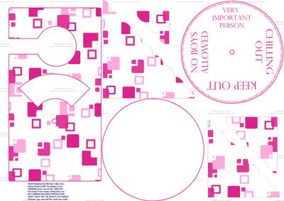 The Gallery of Squares Spinnin' Door Hanger