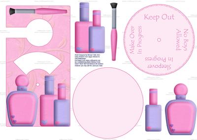 Make Up Spinnin' Door Hanger