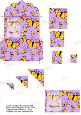 Butterflies Galore Mini Money Wallet