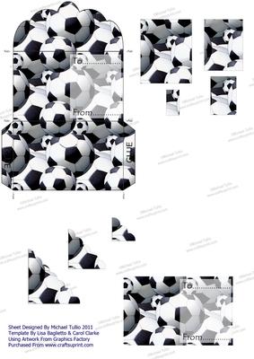 Football Crazy Mini Money Wallet