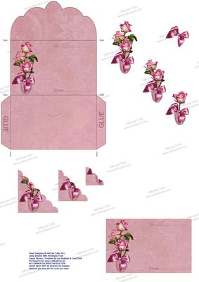 The Beauty of Roses Mini Money Wallet
