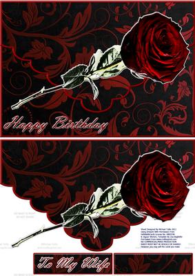 The Rose of Love Envelope Card