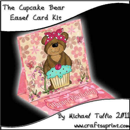 The Cupcake Bear Easel Card Kit