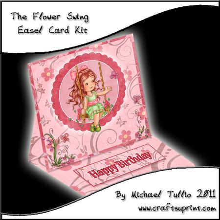 The Flower Swing Easel Card Kit