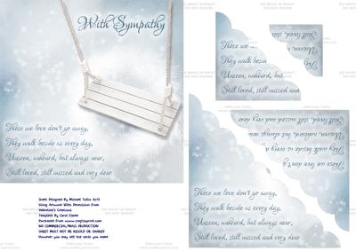 Those We Love Don't Go Away Male Sympathy Card