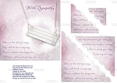 Those We Love Don't Go Away Female Sympathy Card